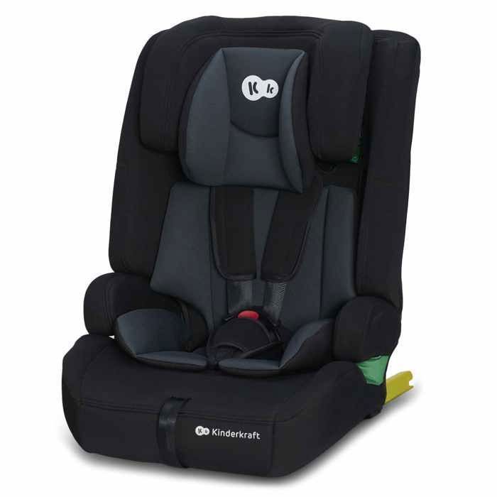 Siège Auto Kinderkraft SAFETY FIX 2 i-Size ISOFIX R129 76-150 cm pour enfant avec protections latérales et top tether Noir