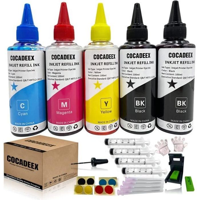 Recharge D Encre Et Kit De Pour Imprimante Limics24 Compatible Cartouche Canon Pg540 Cl541