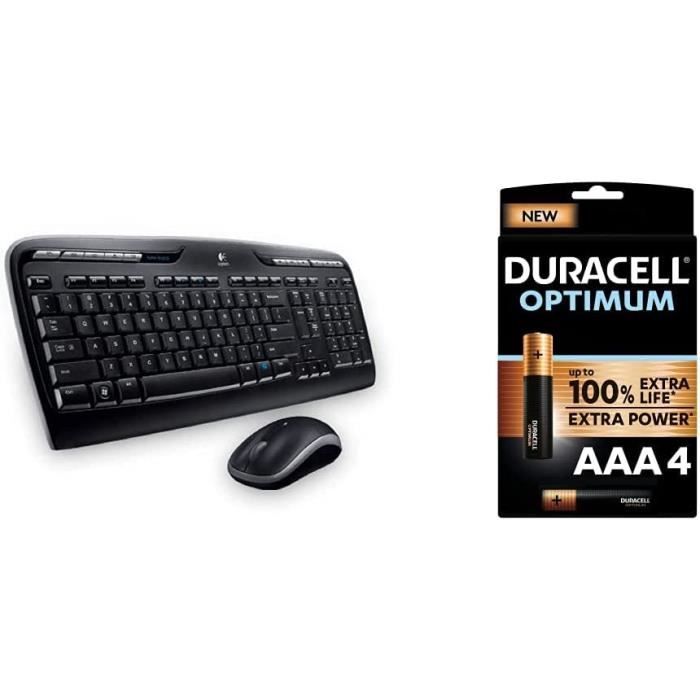 Ensemble clavier et souris Logitech sans fil MK330