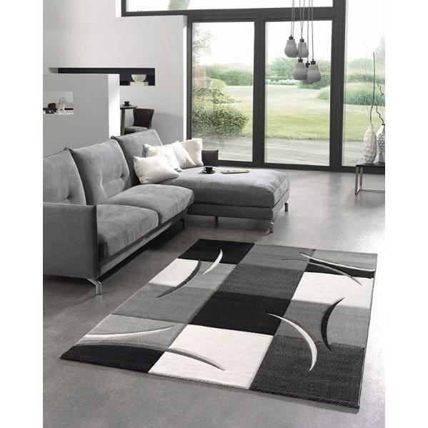 Tapis de salon DIAMOND - 665 95 - Gris - 200 x 290 cm