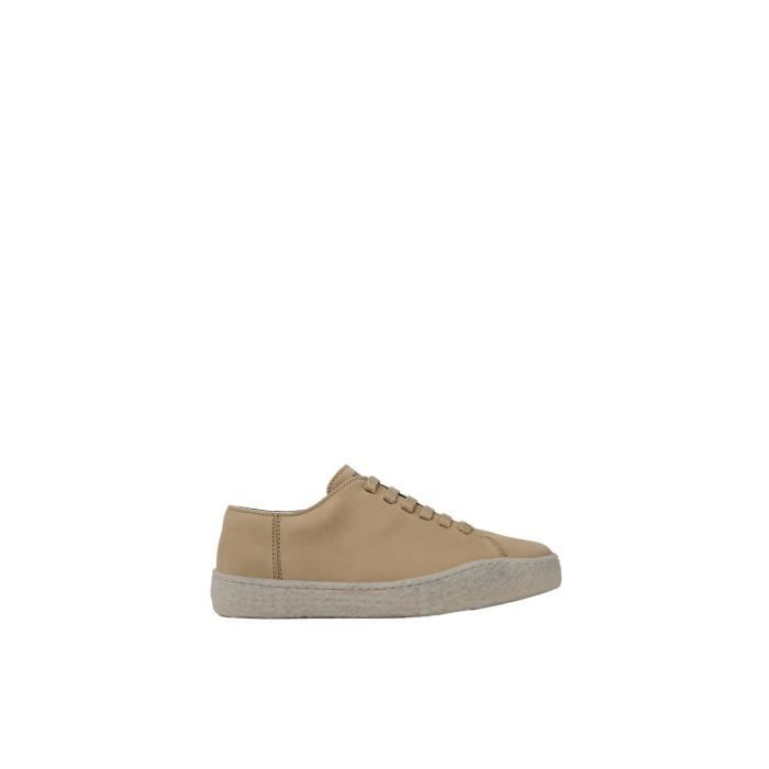 Camper Baskets femme - CAMPER - Uggy - Cuir - Lacets - Beige