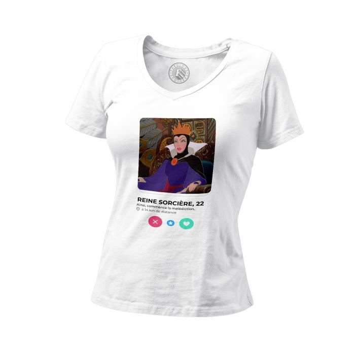 Tee shirt reine des neiges hotsell femme