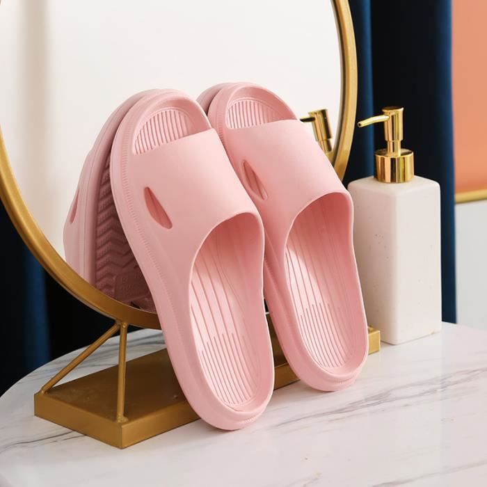 Pantoufles De Douche Gaatpot Garçons Filles - Chaussures Piscine Antidérapantes Sandales Plage Gris 33/34 EU