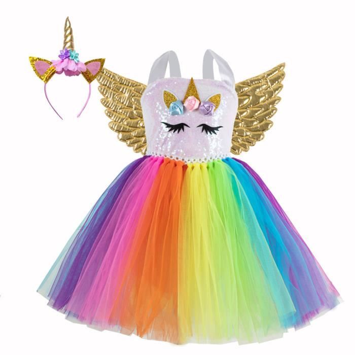 Robe Licorne Pour Bébé 0-3 Mois - Portée Une Seule Fois, En Très Bon état