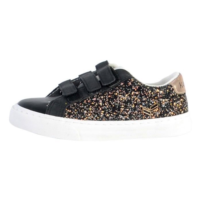 Basket fille scratch noir clearance