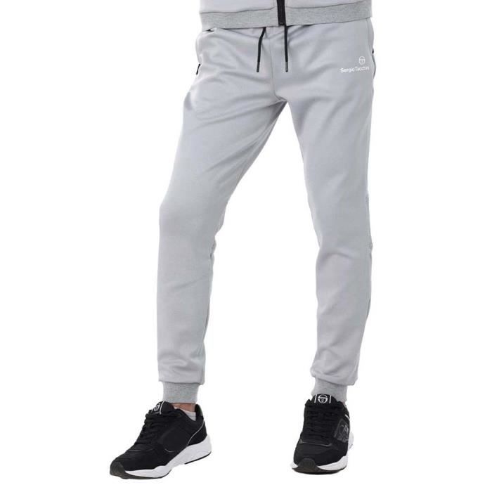 Pantalon de Surv tement Homme Sergio Tacchini Doret Gris Uni XS
