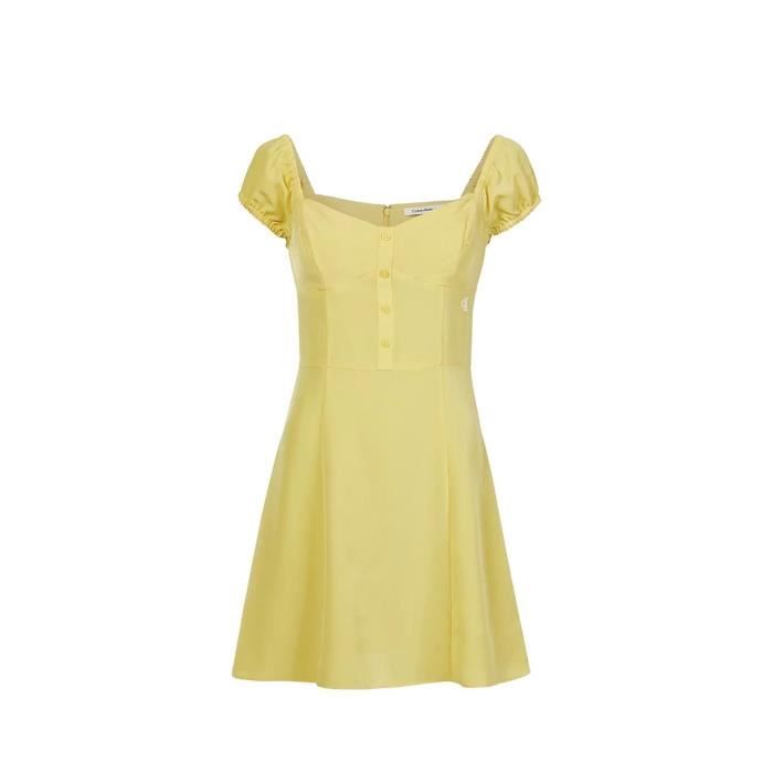 Robe calvin klein discount jaune