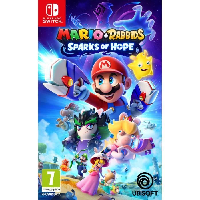 Nintendo Mario + Rabbids Sparks of Hope Standard+Module complémentaire Allemand Anglais Espagnol Français Italien Nintendo Switch Neuf - vue 5