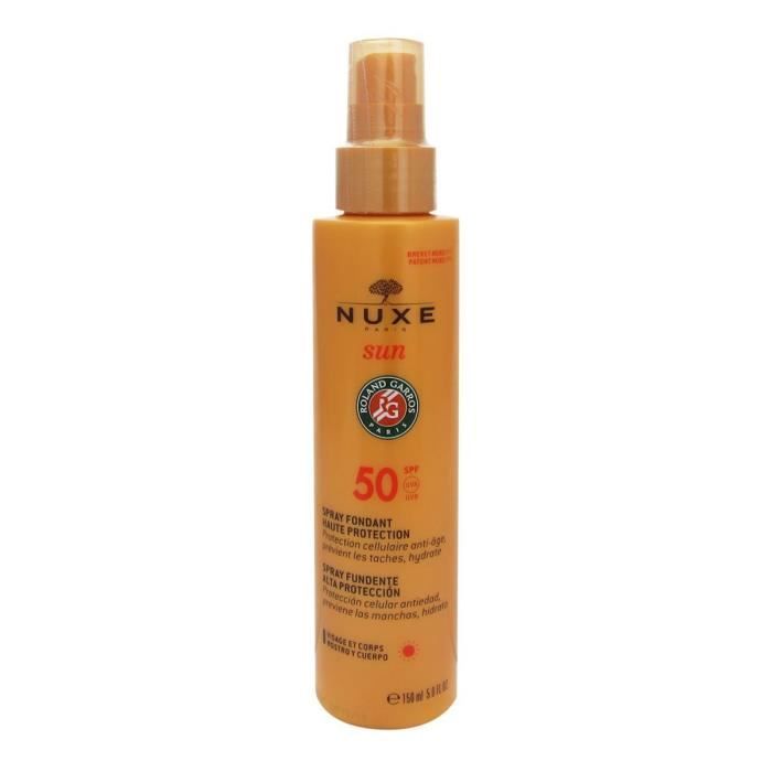 Nuxe Sun Spray Fondant Haute Protection SPF 50 150 ml: Beauté et Parfum
