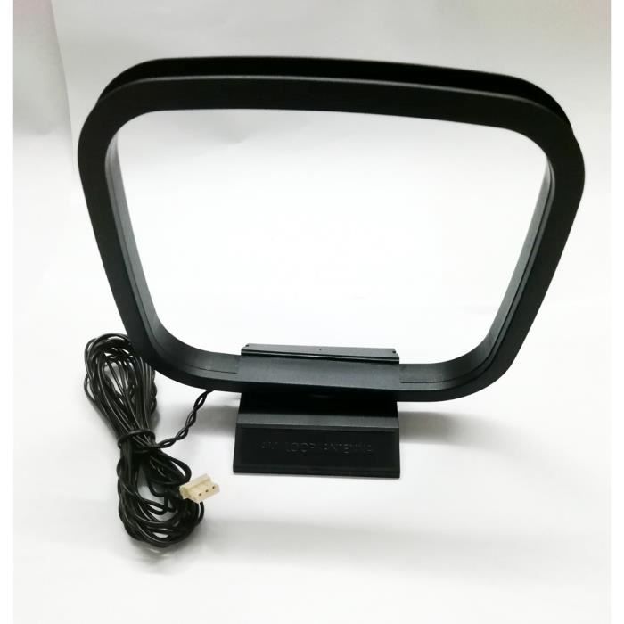 Antenne boucle AM/FM à 3 broches pour système audio récepteur HIFI