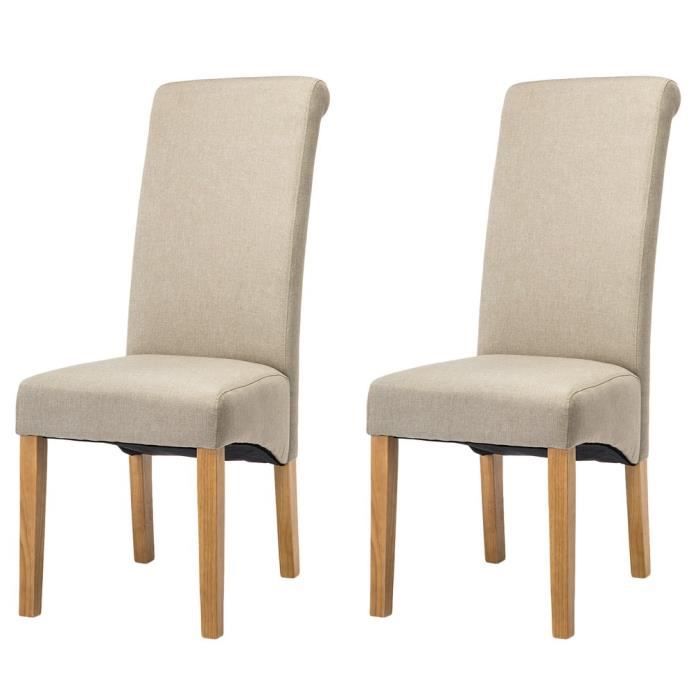 2pcs Chaises De Salle A Manger Design Moderne Ergonomique Meubles