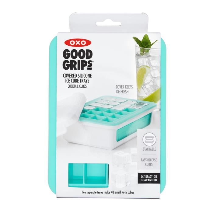 thumbnail image 2 of OXO Good Grips Silicone Small Ice Cube Tray For Cocktails With Lid 2 of 14