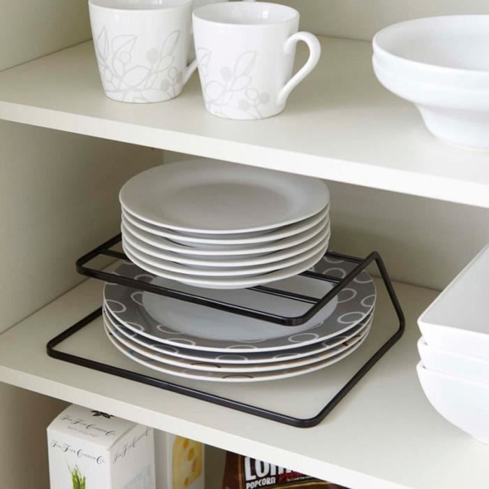 2 Tier Dish Rack Stainless Steel Kitchen Drainer Cup and Organizer