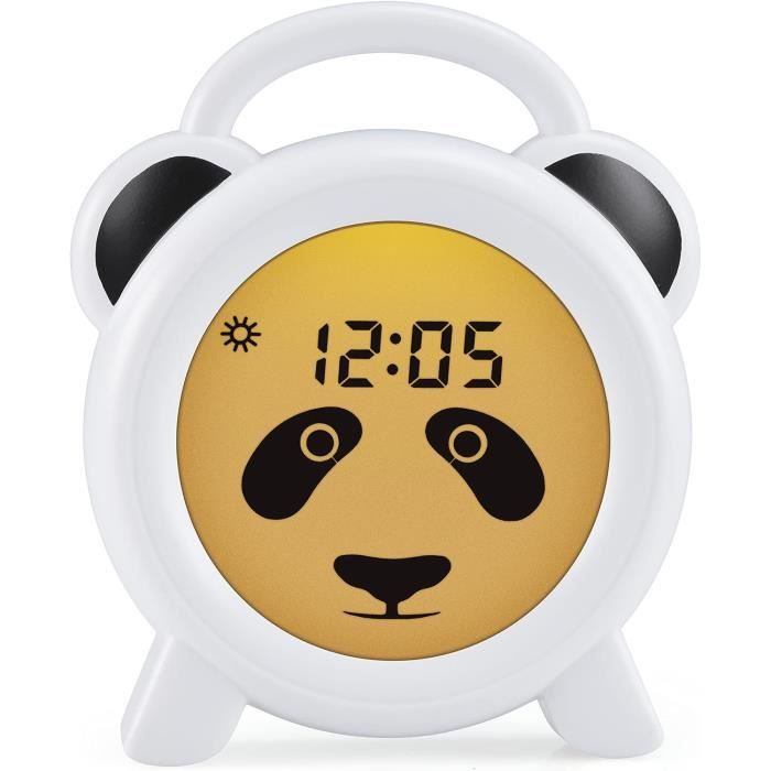 Réveil Enfant Hansang Dinosaure - Veilleuse 5 Couleurs - 7 Sons Apaisants - Timer Sommeil