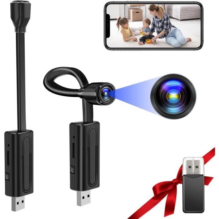 Camera Surveillance Wifi Interieur Sans Fil ZGSZ WiFi Caméra Cachée 5 Ports USB Chargeur WiFi Caméra Espion HD 1080P, 2,4/5 GHz Mini Espion Caméra Cachée Avec Détection De Mouvement Et Camera Espion