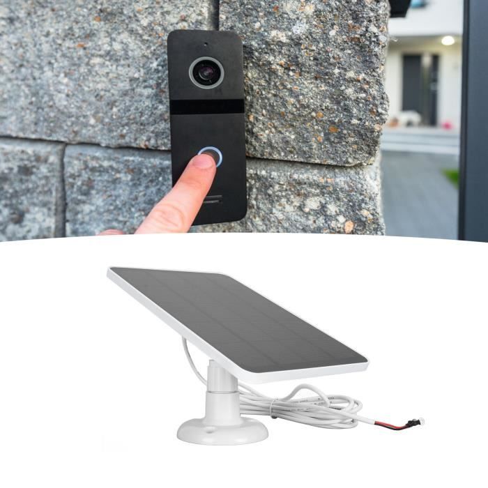Panneau solaire 6W pour charger la batterie de la sonnette, IP66