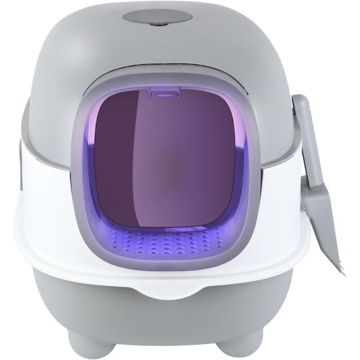 Meilleurs prix pour Bac Litiere pour Chat, XXL Bac à Litière en Acier Inoxydable, Grand pour Les Chats et Les Lapins Bac Litiere Chat, Fermeture Lat36