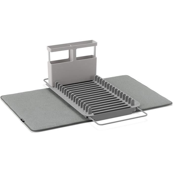 Égouttoir Vertical Pour Biberons - 12 Crochets, Bac Amovible, Sans BPA, Gain De Place (gris) - 7