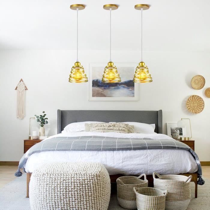 Lot De 2 Plafonniers Industriels Vintage - Abat-jour Métal 27cm - Luminaire E27 Pour Salon, Cuisine, Restaurant - Style Rétro