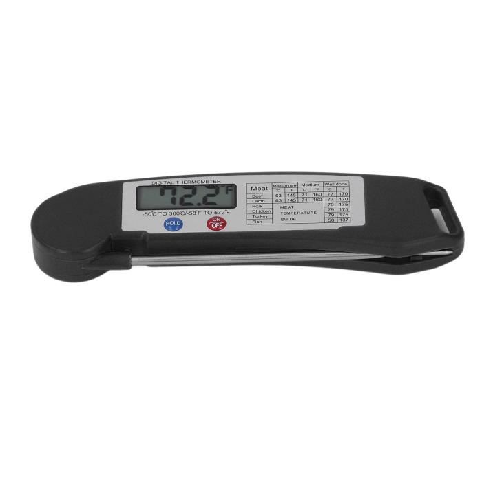 Thermomètre à Viande Numérique Pit Boss - Sonde Pliable Fahrenheit Celsius Pour 493205