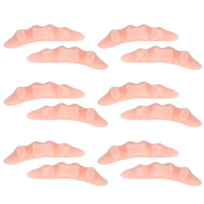 Protège-orteils Silicone Pour Sandales - 8 Paires - Anti-frottement, Anti-ampoules - Transparent, Réutilisable