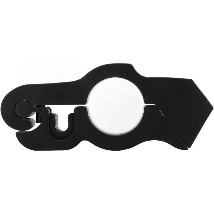 Keenso Serrure de levier de frein de guidon de moto, poignée d'accélérateur, verrouillage de sécurité antivol avec câble ABS intégré, très visible (Jaune