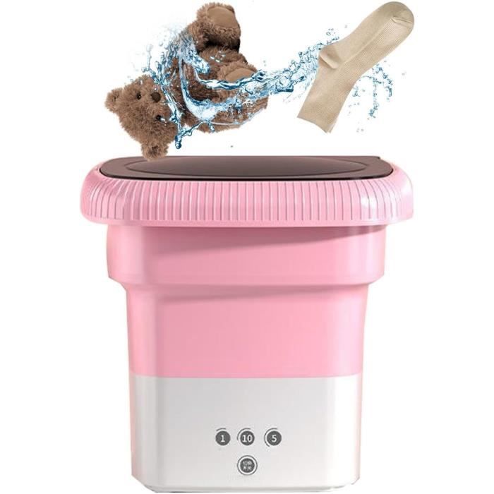Mini Machine à Laver Portable 1,2L Avec Batterie Rechargeable - Pour Sous-Vêtements Et Petit Linge