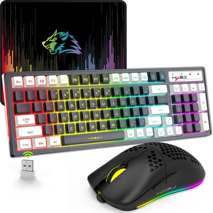 Clavier Et Souris De Jeu Mécanique Sans Fil GameSir VX – Pour PS3, PS4, Xbox One, PC