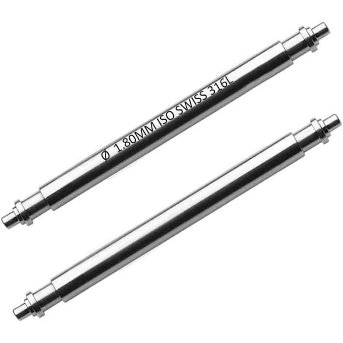 Lot De 4 Barrettes à Ressort Eichmüller Premium 22mm Pour Bracelets De Montre - Acier Inox