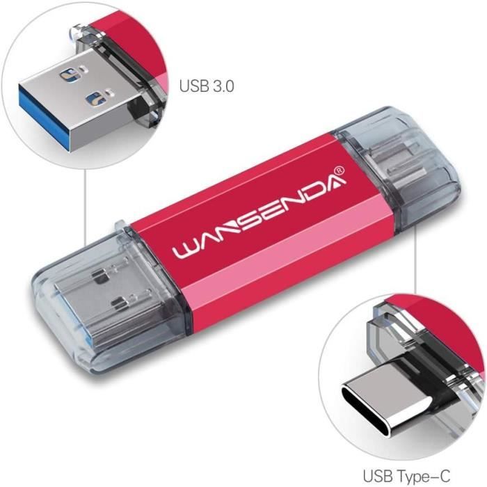 Jokiraty Clé USB 512GO Vitesse Élevée Cle USB 3.0 Grande