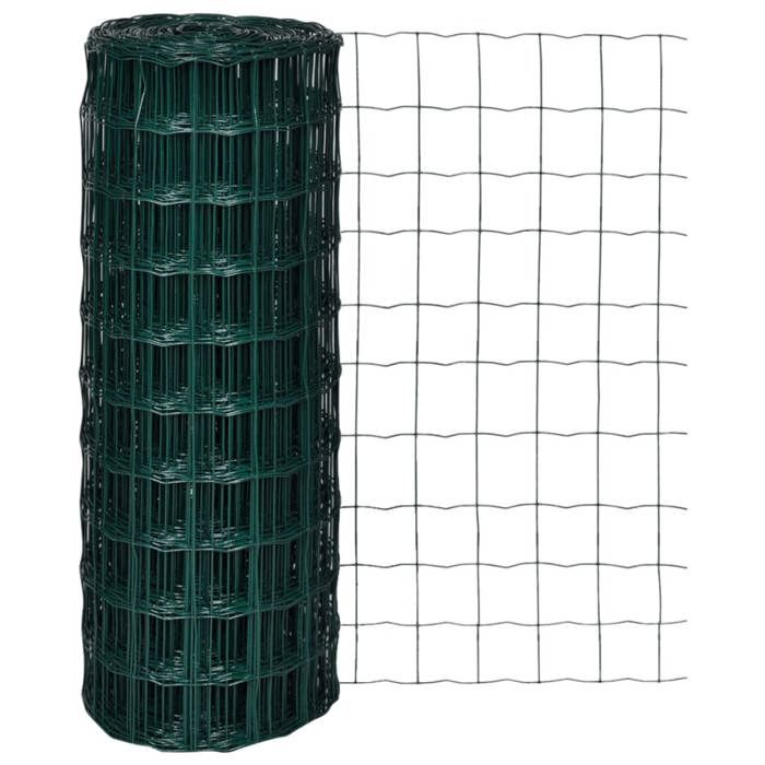 vidaXL Clôture Euro Acier 10x1
