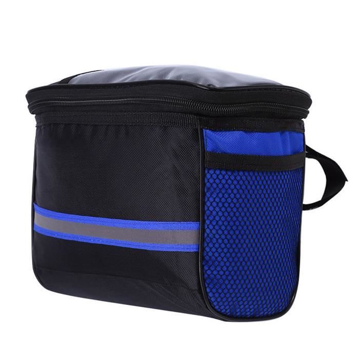Lepeiqi Sac de rangement isotherme pour guidon de vélo, sac avant de vélo, étanche, capacité Lepeiqi Sac de rangement isotherme pour guidon de vélo, sac avant de vélo, étanche, capacité