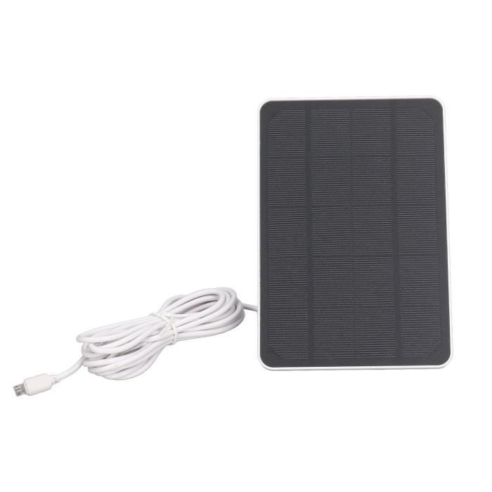 Panneau Solaire Pour Caméra De Chasse : 6 V/9 V/12 V Panneau Solaire Avec Usb C Chargeur De Batterie Au Lithium 297716