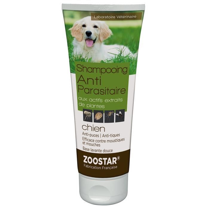 Meilleurs prix pour Zoostar Shampooing Antiparasitaire Chien 200ml