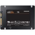 DISQUE DUR SSD Samsung SSD 870 EVO, 1 To, Facteur de forme 2.5 pouces, Intelligent Turbo Write, Logiciel Magician 6, Noir13-1
