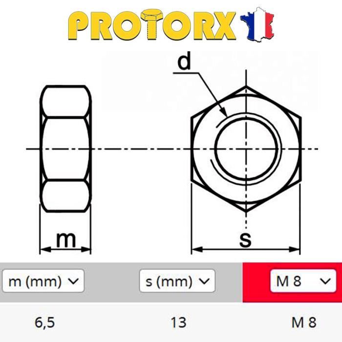 Aerzetix: C19140 10x écrou cage M8 L16mm pour tôle 1.8-3.2mm - Cdiscount  Bricolage