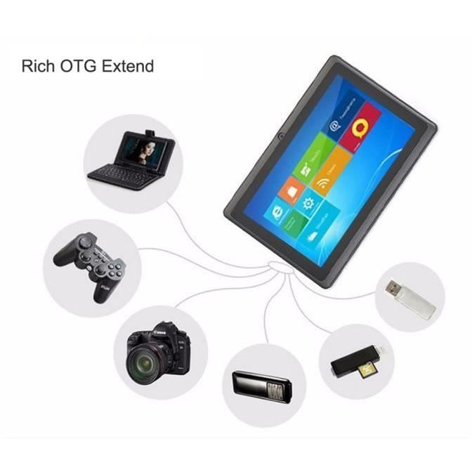 7 pouces Cadeaux A33 Quad Core Android 4.4 4 Go1
