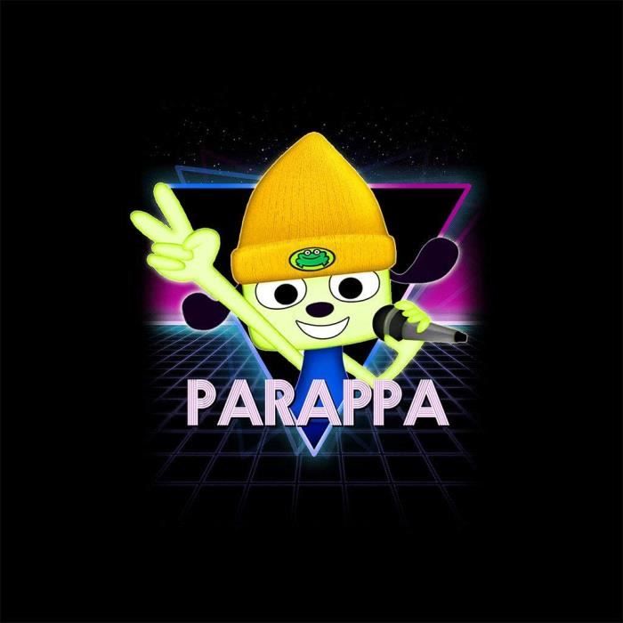 PaRappa The Rapper Mug paysage néon rétro des années 80{CD2515459 ...