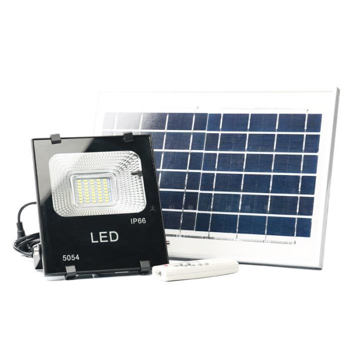 Projecteur Solaire Puissant 20W Led 2000 Lumens ZS-20 - Projecteurs solaires