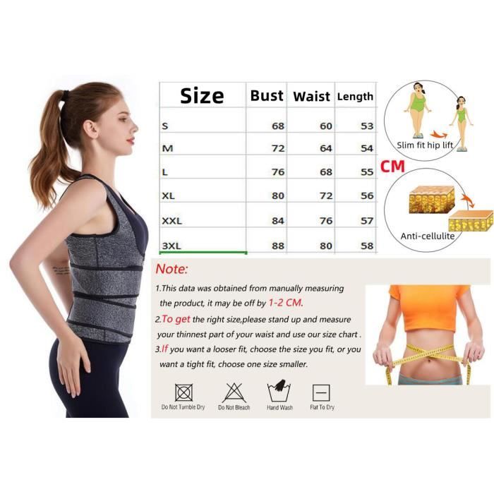 GAD® [Ceinture Abdominale]TopElek Ceinture de Sudation pour Homme et