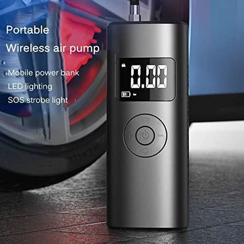 Pompe à Air Sans Fil 150PSI – Recharge USB-C, Batterie 6000mAh, Noir, Pratique Pour La Voiture