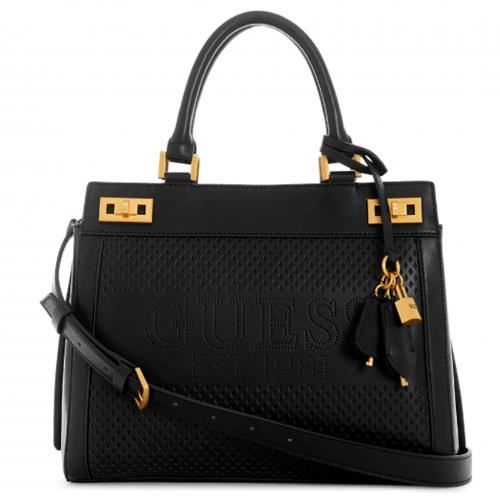 Grand sac guess noir new arrivals