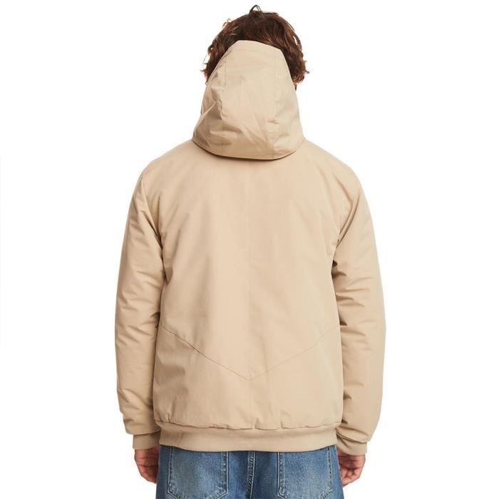Veste impermeable homme QUIKSILVER Coupe Classique Capuche fixe Doublure matelassee Plage Cdiscount Pret a Porter