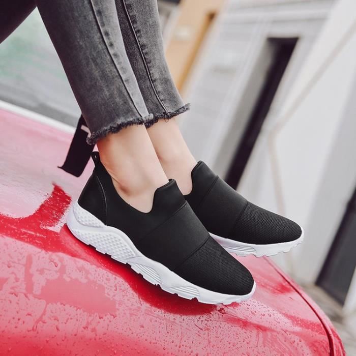 Chaussures Femme Gris Chaussures 2018 Noir Baskets Femme Noir