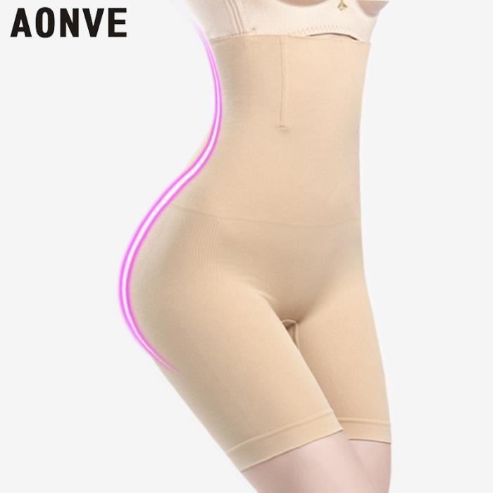 Gaine combinaison Culotte gainante post partum pour femme vetement moulant pour controle du ventre short amincissant Black C8195 Blanc Cdiscount Pret a Porter