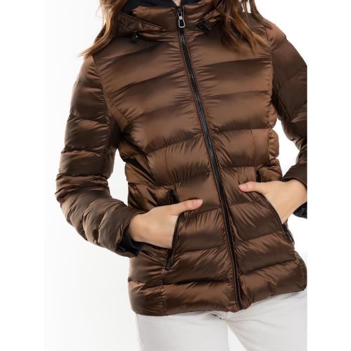 Doudoune clearance femme chocolat