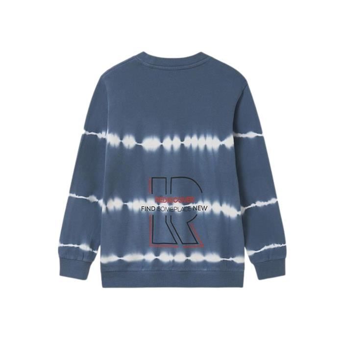Sweatshirt Garcons Pull Col Rond Classique Tie-Dye Tendence Pullover