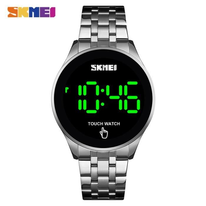 SKMEI montre pour hommes Top natation tanche LED cran tactile