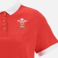 Polo femme Rugby XV Pays de Galles Merch CA LF - Rouge/Blanc-2