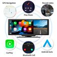 Autoradio GPS Bluetooth WiFi 10.26" avec Carplay, Android Auto Commande vocale DVR avec Caméras avant et arrière-2
